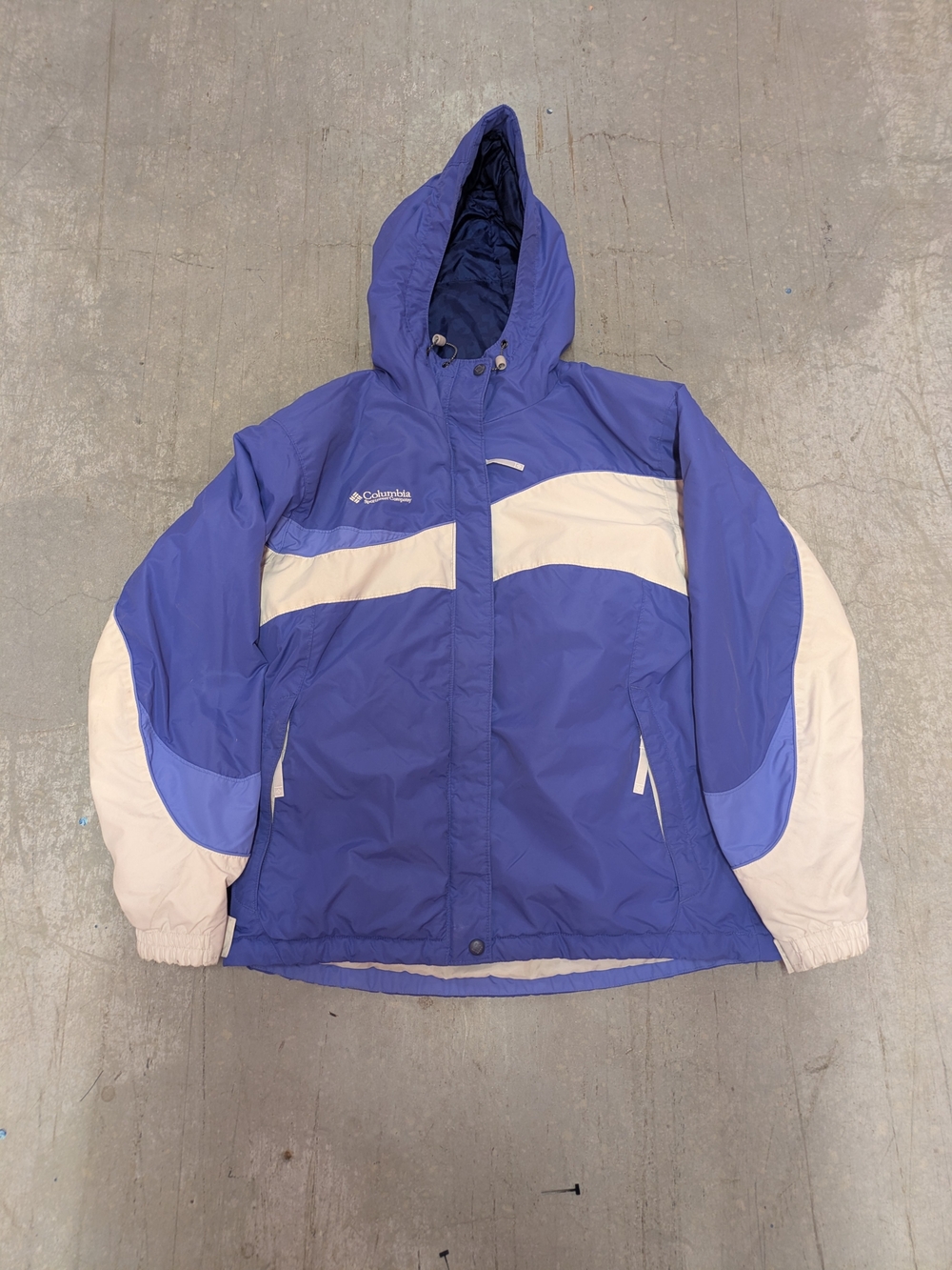 Columbia Women’s Insulated Purple Jacket Fleece Lined Ski/Snow/Hike Large